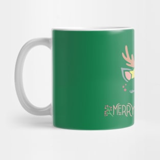 Cute Deer Merry Christmas Mug